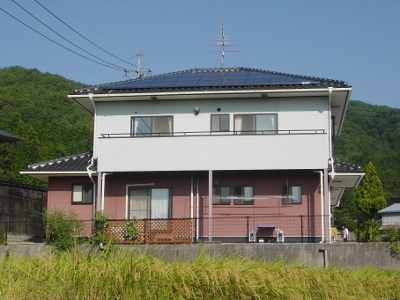 株式会社ふじたの太陽光発電の施工事例01