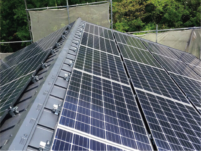 クールアースの太陽光発電の施工事例01