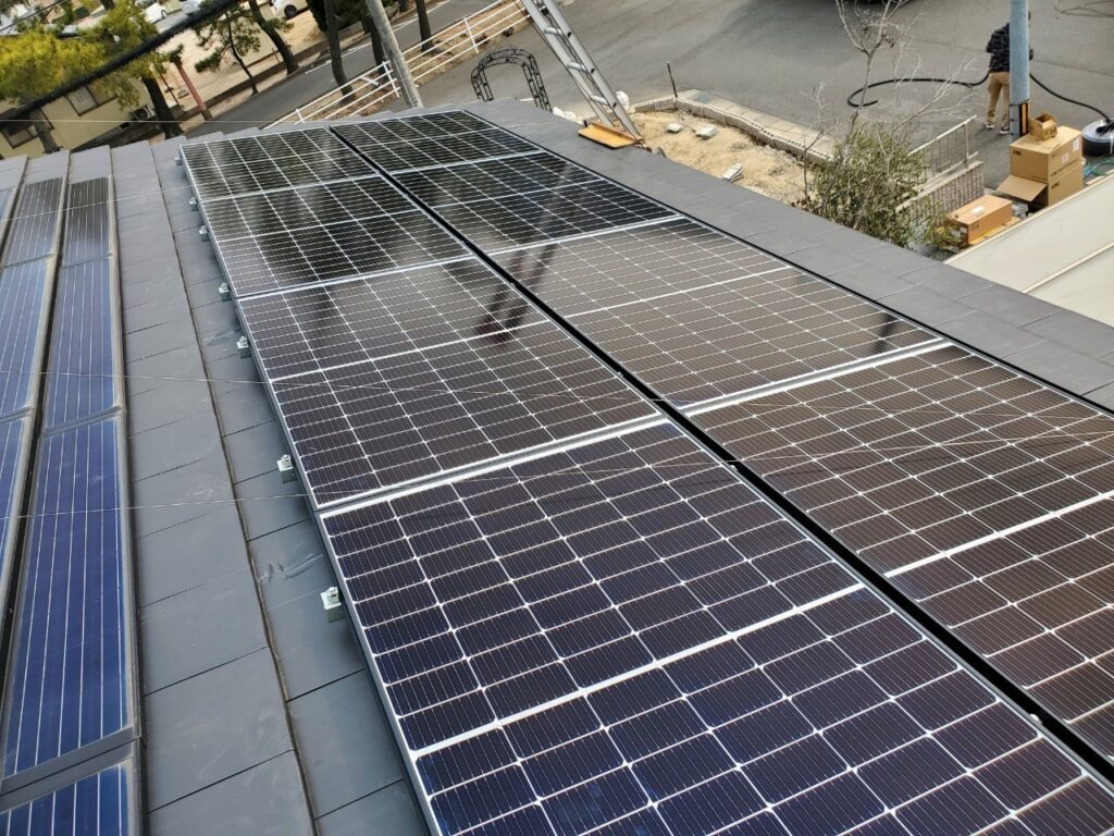 株式会社ジャパンネクストエネルギーの太陽光発電の施工事例1