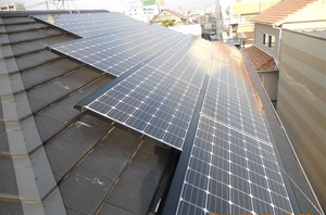 日本クリーンテックの太陽光発電の施工事例02