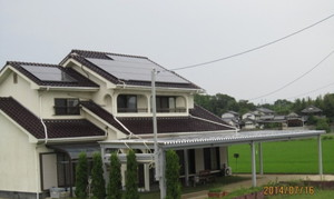 中本屋工務店の太陽光発電の施工事例02