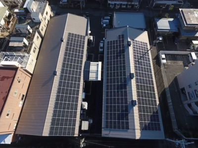 ニチエコの太陽光発電の施工事例