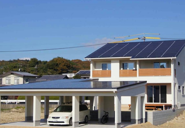 株式会社SIソーラーの太陽光発電の施工事例01