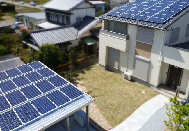 株式会社SIソーラーの太陽光発電の施工事例02